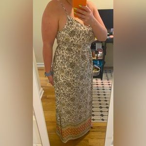 LOFT outlet maxi dress with side slits